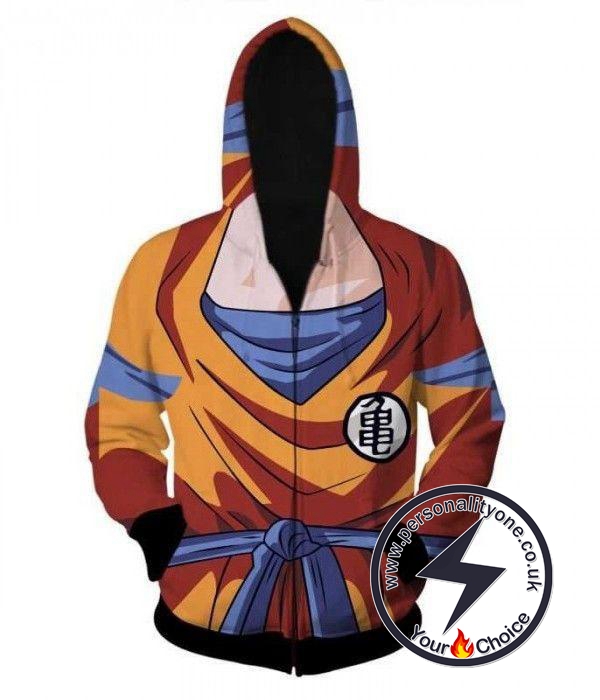 Dragon Ball Z - Goku Master Roshi Symbol Armoured ZipUp - Hoodies Jackets